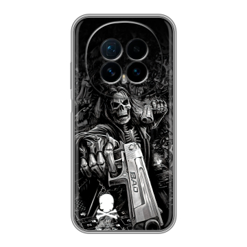 Силиконовый чехол на Honor Magic 8 с принтом Скелет Силиконовый чехол на Honor Magic 8 с принтом Скелет
