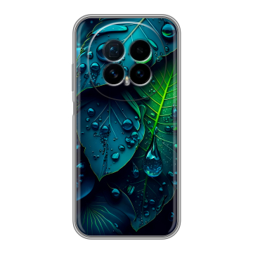 Силиконовый чехол на Honor Magic 8 с принтом Листья Силиконовый чехол на Honor Magic 8 с принтом Листья
