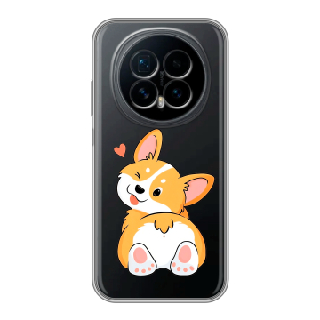 Силиконовый чехол на Honor Magic 8 с принтом Корги