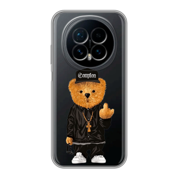 Силиконовый чехол на Honor Magic 8 с принтом Плюшевый медведь