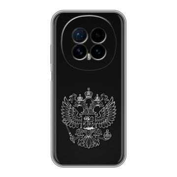 Силиконовый чехол на Honor Magic 8 с принтом Герб России