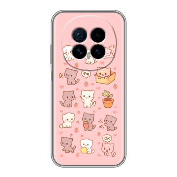 Силиконовый чехол на Honor Magic 8 с принтом Hello Kitty Хелоу Кити