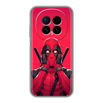 Силиконовый чехол на Honor Magic 8 с принтом Дедпул Deadpool