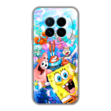 Силиконовый чехол на Honor Magic 8 с принтом спанчбоб спанч боб Силиконовый чехол на Honor Magic 8 с принтом спанчбоб спанч боб