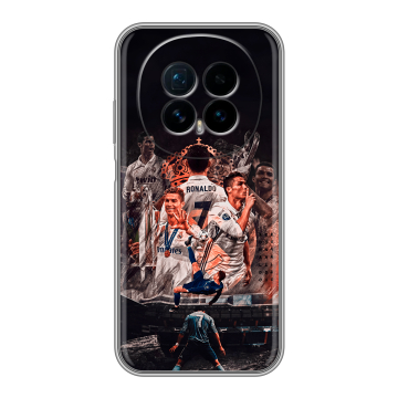 Силиконовый чехол на Honor Magic 8 с принтом Реал Роналдо Real Ronaldo