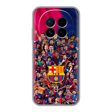 Силиконовый чехол на Honor Magic 8 с принтом Барселона Barcelona