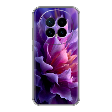 Силиконовый чехол на Honor Magic 8 с принтом женский цветы Силиконовый чехол на Honor Magic 8 с принтом женский цветы