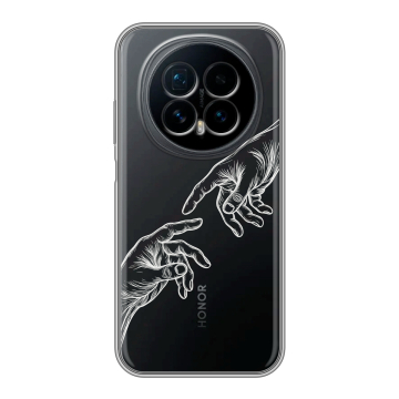 Силиконовый чехол на Honor Magic 8 с принтом Сотворение мира