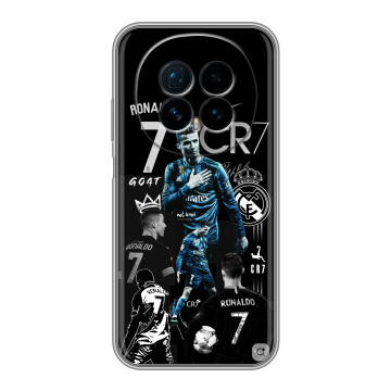 Силиконовый чехол на Honor Magic 8 с принтом Реал Роналдо