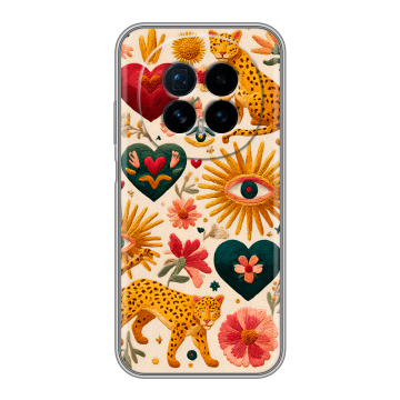Силиконовый чехол на Honor Magic 8 с принтом Модный принт