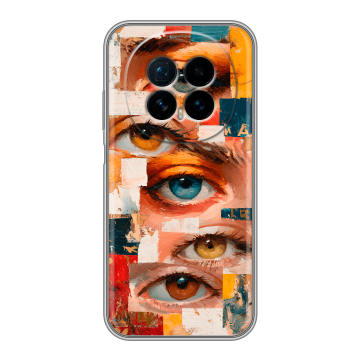 Силиконовый чехол на Honor Magic 8 с принтом Модный принт