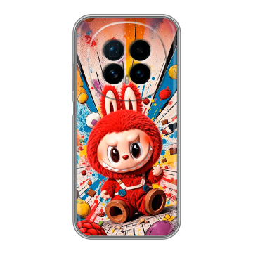 Силиконовый чехол на Honor Magic 8 с принтом Labubu Лабубу Силиконовый чехол на Honor Magic 8 с принтом Labubu Лабубу