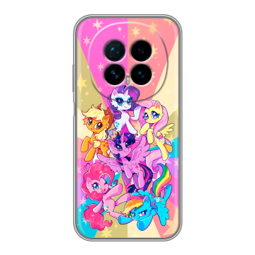 Силиконовый чехол на Honor Magic 8 с принтом My little pony Дружба чудо Силиконовый чехол на Honor Magic 8 с принтом My little pony Дружба чудо