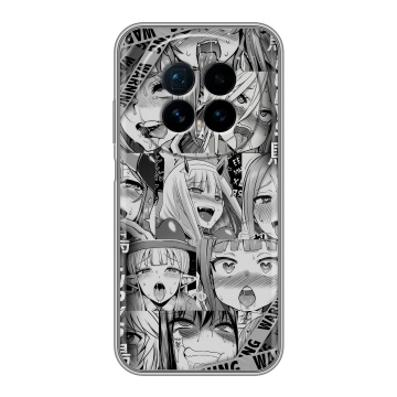 Силиконовый чехол на Honor Magic 8 с принтом Ahegao Ахегао Аниме