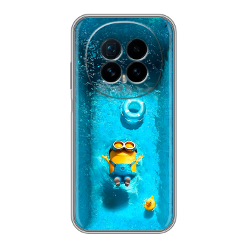 Силиконовый чехол на Honor Magic 8 с принтом Миньоны Силиконовый чехол на Honor Magic 8 с принтом Миньоны