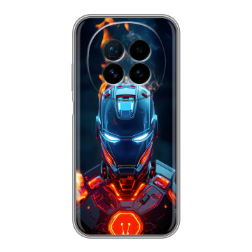 Силиконовый чехол на Honor Magic 8 с принтом IronMan Железный человек