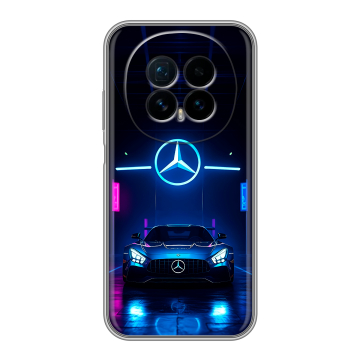 Силиконовый чехол на Honor Magic 8 с принтом Mercedes Мерседес Силиконовый чехол на Honor Magic 8 с принтом Mercedes Мерседес