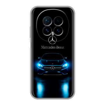 Силиконовый чехол на Honor Magic 8 с принтом Mercedes Мерседес