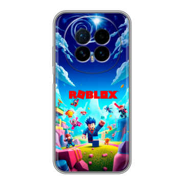 Силиконовый чехол на Honor Magic 8 с принтом Roblox Роблокс