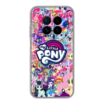 Силиконовый чехол на Honor Magic 8 с принтом My little pony Дружба чудо Силиконовый чехол на Honor Magic 8 с принтом My little pony Дружба чудо