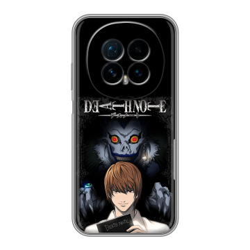 Силиконовый чехол на Honor Magic 8 с принтом Death note Тетрадь смерти