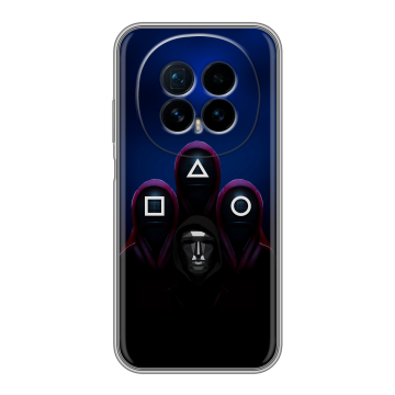 Силиконовый чехол на Honor Magic 8 с принтом Игра Кальмара