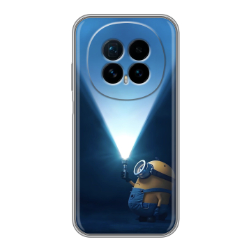 Силиконовый чехол на Honor Magic 8 с принтом Миньоны Силиконовый чехол на Honor Magic 8 с принтом Миньоны