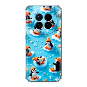Силиконовый чехол на Honor Magic 8 с принтом Новый год