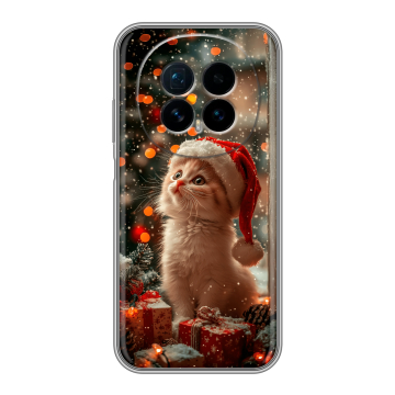 Силиконовый чехол на Honor Magic 8 с принтом Новый год