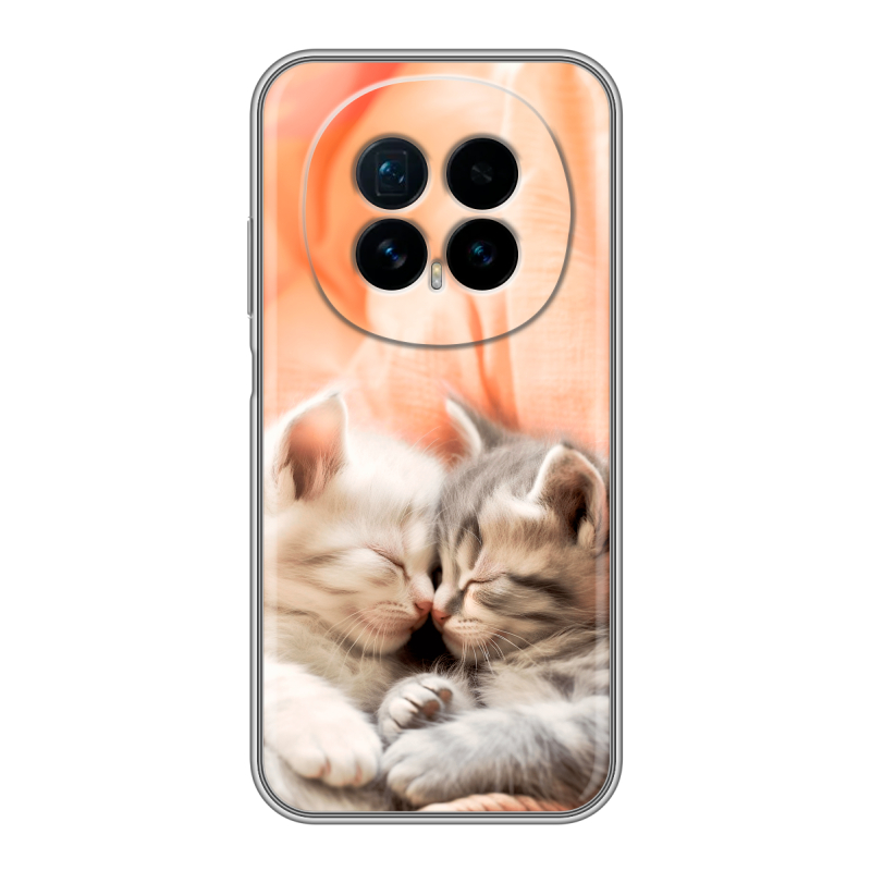 Силиконовый чехол на Honor Magic 8 с принтом Котята Силиконовый чехол на Honor Magic 8 с принтом Котята