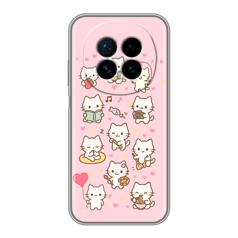 Силиконовый чехол на Honor Magic 8 с принтом Hello Kitty Хелоу Кити Силиконовый чехол на Honor Magic 8 с принтом Hello Kitty Хелоу Кити