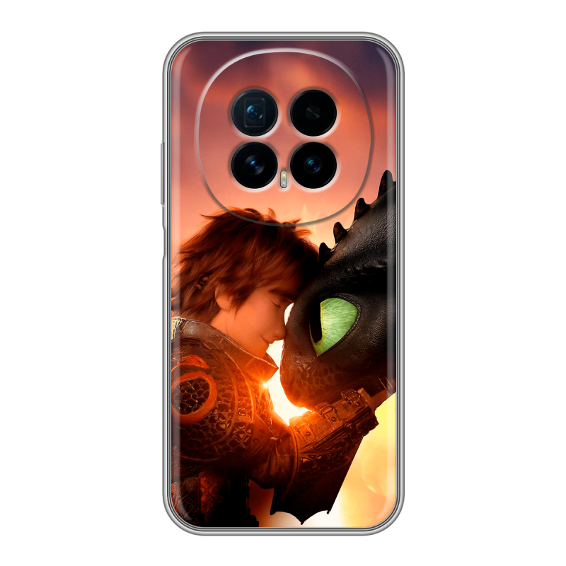Силиконовый чехол на Honor Magic 8 с принтом Как приручить дракона Силиконовый чехол на Honor Magic 8 с принтом Как приручить дракона