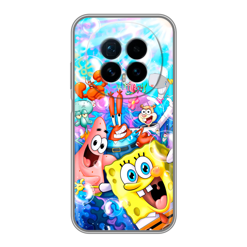 Силиконовый чехол на Honor Magic 8 с принтом спанчбоб спанч боб Силиконовый чехол на Honor Magic 8 с принтом спанчбоб спанч боб