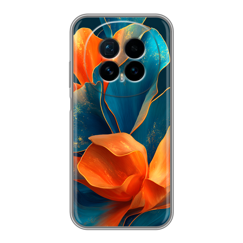 Силиконовый чехол на Honor Magic 8 с принтом Цветы Силиконовый чехол на Honor Magic 8 с принтом Цветы