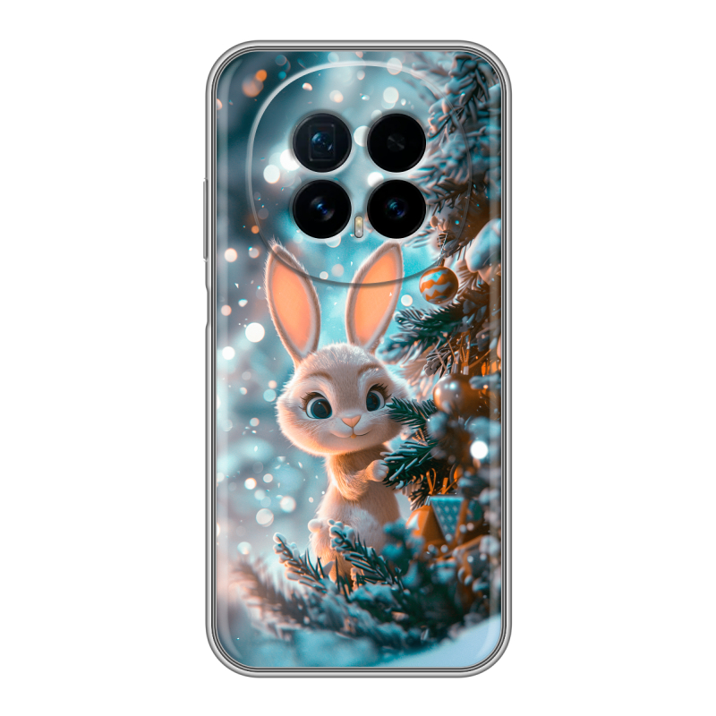 Силиконовый чехол на Honor Magic 8 с принтом Новый год Силиконовый чехол на Honor Magic 8 с принтом Новый год