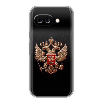 Силиконовый чехол на Google Pixel 9A с принтом Герб России