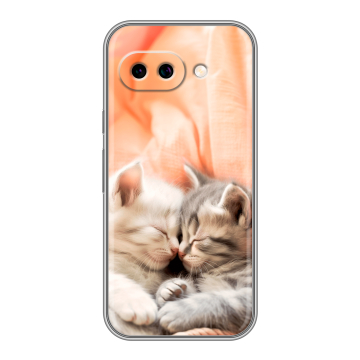 Силиконовый чехол на Google Pixel 9A с принтом Котята Силиконовый чехол на Google Pixel 9A с принтом Котята