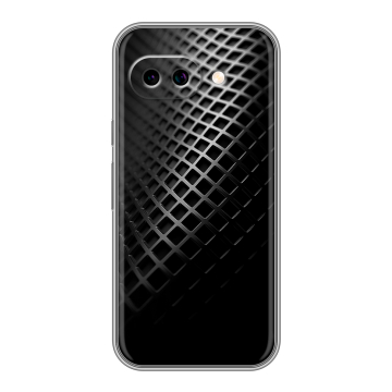 Силиконовый чехол на Google Pixel 9A с принтом Текстура металла