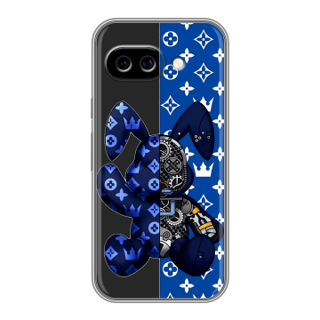 Силиконовый чехол на Google Pixel 9A с принтом Луи робот Силиконовый чехол на Google Pixel 9A с принтом Луи робот
