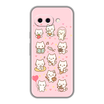 Силиконовый чехол на Google Pixel 9A с принтом Hello Kitty Хелоу Кити Силиконовый чехол на Google Pixel 9A с принтом Hello Kitty Хелоу Кити