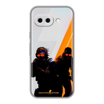 Силиконовый чехол на Google Pixel 9A с принтом Контер страйк Counter strike Силиконовый чехол на Google Pixel 9A с принтом Контер страйк Counter strike
