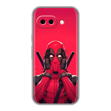 Силиконовый чехол на Google Pixel 9A с принтом Дедпул Deadpool Силиконовый чехол на Google Pixel 9A с принтом Дедпул Deadpool