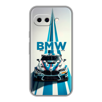 Силиконовый чехол на Google Pixel 9A с принтом БМВ BMW Силиконовый чехол на Google Pixel 9A с принтом БМВ BMW