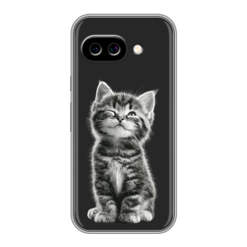 Силиконовый чехол на Google Pixel 9A с принтом Котенок Силиконовый чехол на Google Pixel 9A с принтом Котенок