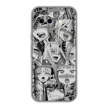Силиконовый чехол на Google Pixel 9A с принтом Ahegao Ахегао Аниме