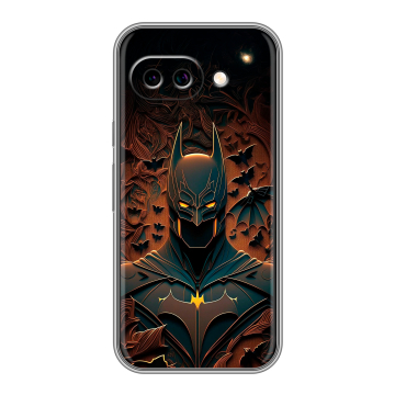 Силиконовый чехол на Google Pixel 9A с принтом Batman Бэтмен