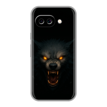 Силиконовый чехол на Google Pixel 9A с принтом Волк