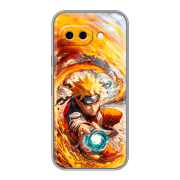 Силиконовый чехол на Google Pixel 9A с принтом Аниме Наруто Naruto