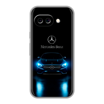 Силиконовый чехол на Google Pixel 9A с принтом Mercedes Мерседес Силиконовый чехол на Google Pixel 9A с принтом Mercedes Мерседес