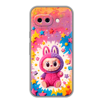 Силиконовый чехол на Google Pixel 9A с принтом Labubu Лабубу